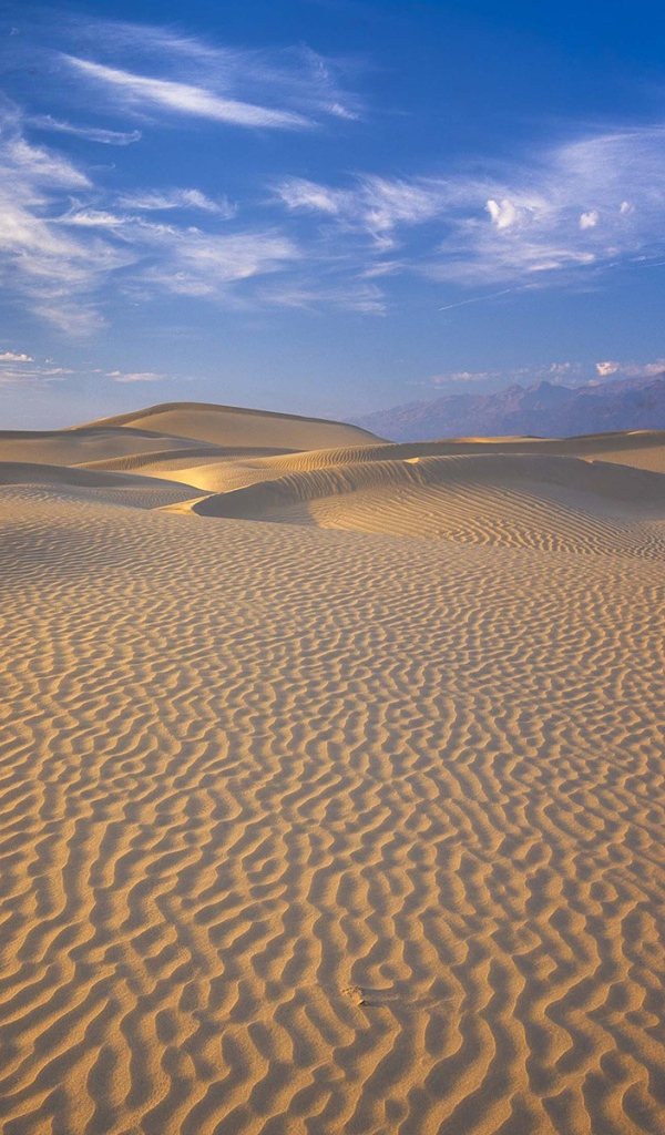 Рябь песка в Долине смерти