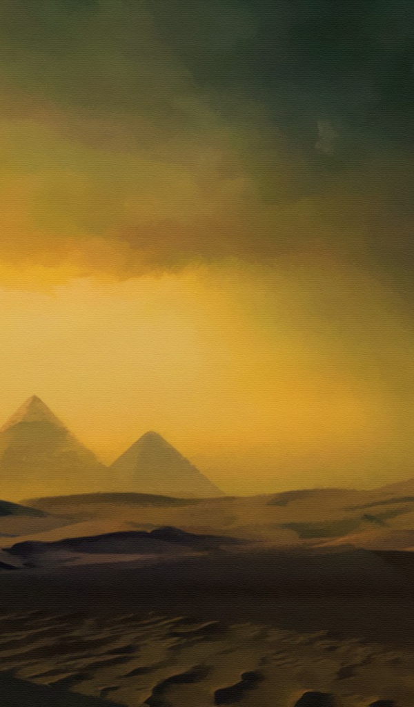 Песчаная буря в Египте