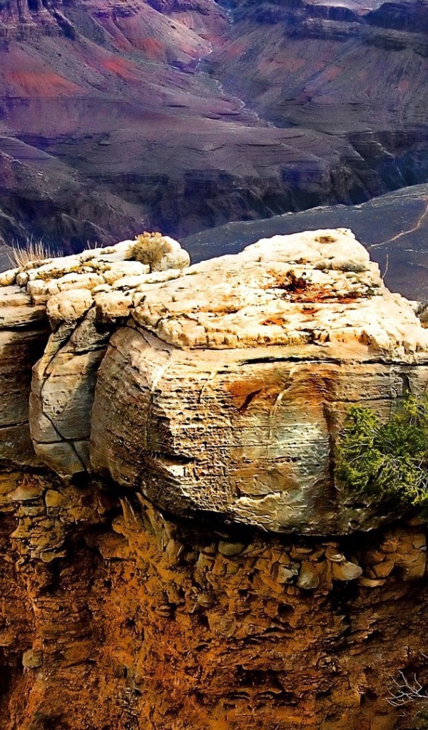 Дикие мертвые скалы в каньоне