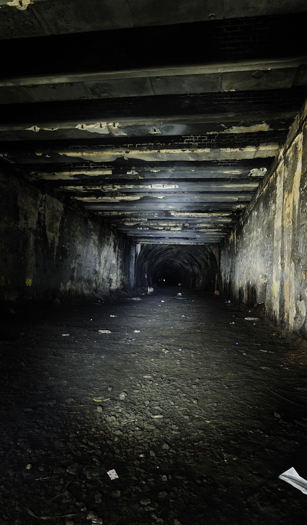 Угольная выработка в шахте