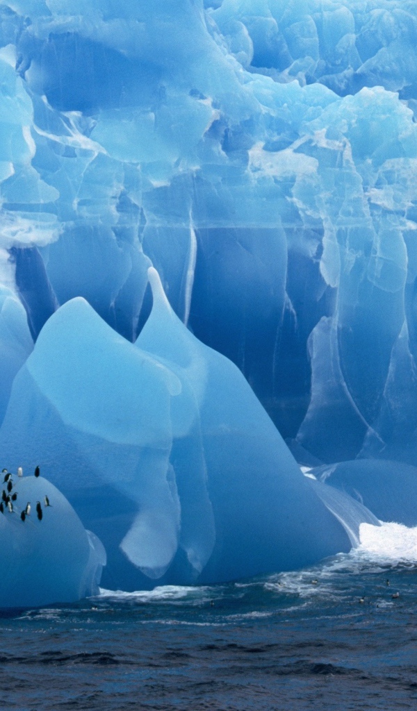 Великолепный голубой ледник