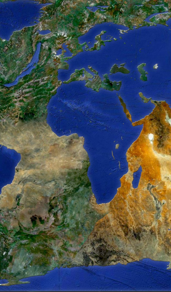 Суша и океаны поменялись местами