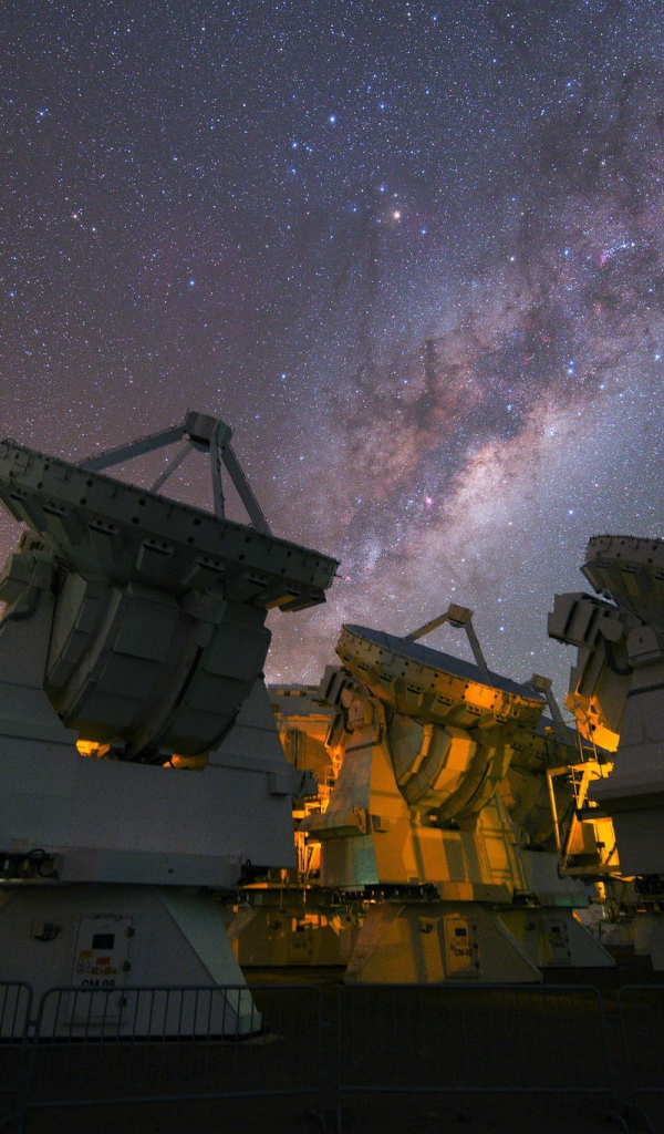 Радиотелескопы изучают Млечный путь