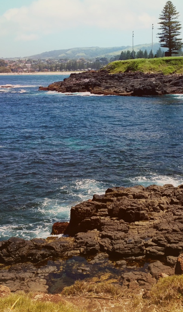 Каменистый берег у реки