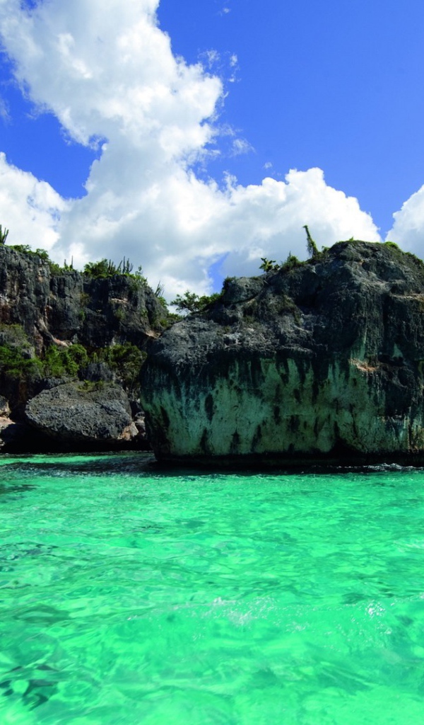 Бирюзовая вода тропического моря