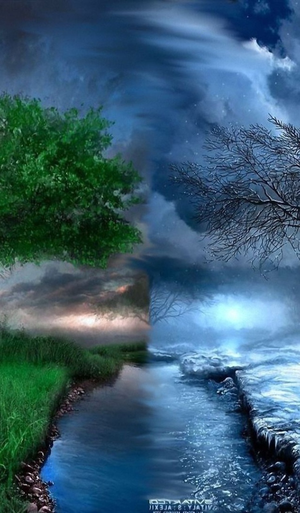 Все времена года на одной картине