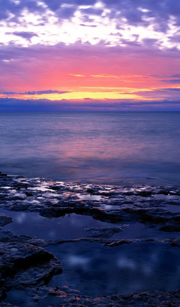 Закат над океаном 1