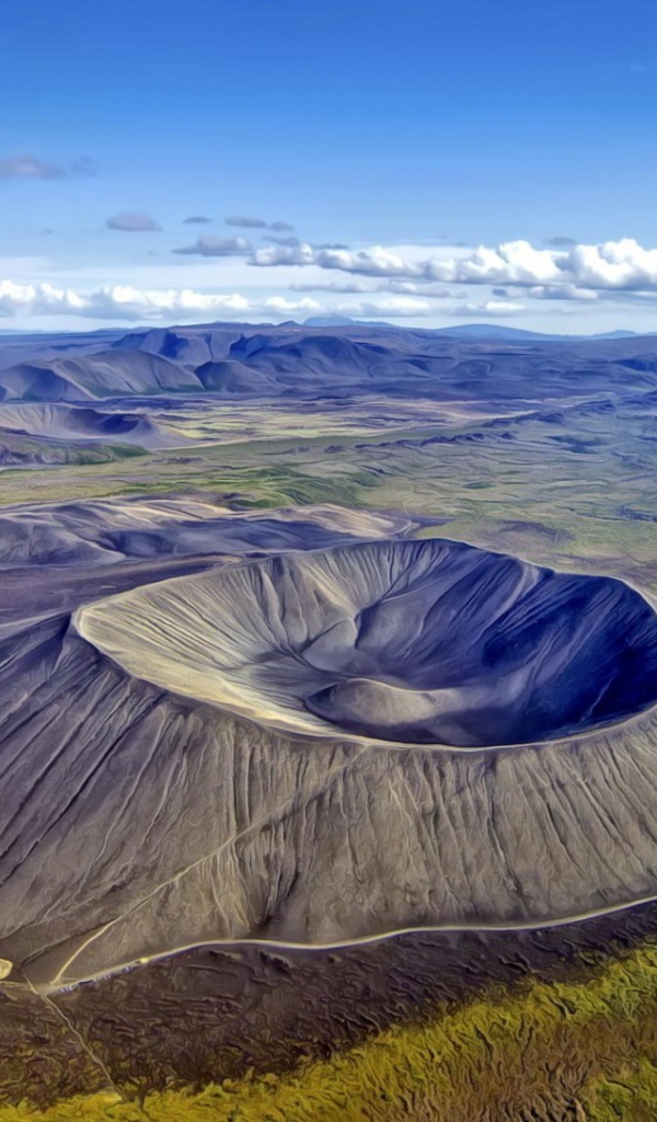 Жерло старого спящего вулкана