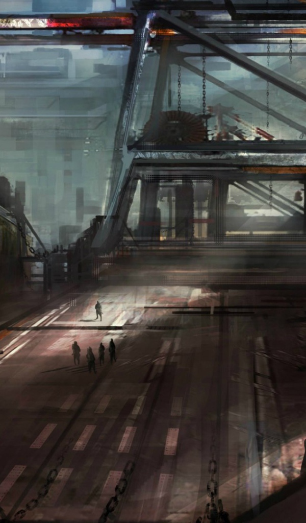 Старый корабль в ремонтном доке