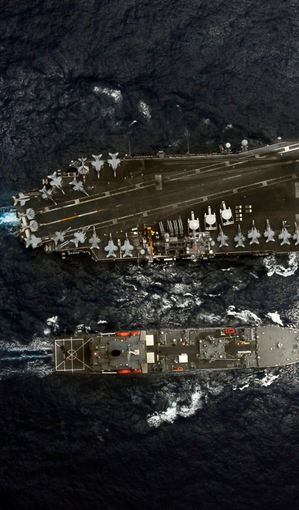 Фото авианосца с высоты