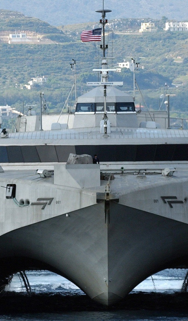 Скоростной военный корабль США