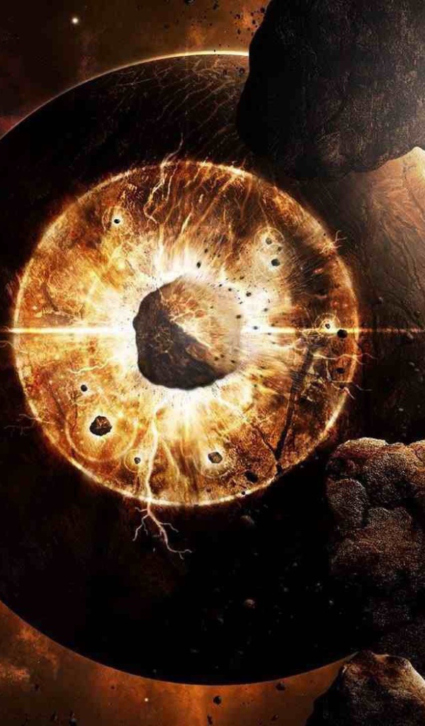 Астероид врезался в луну