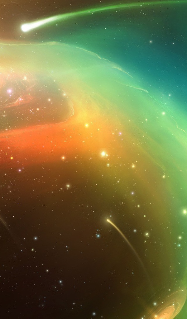 Облако комет в космосе