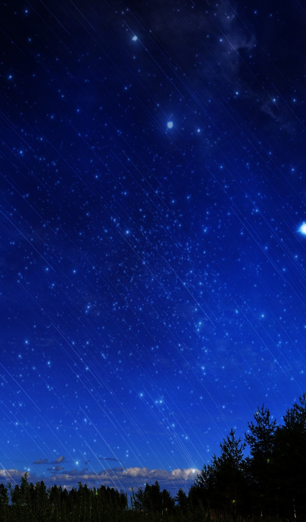 Комета на звездном небе