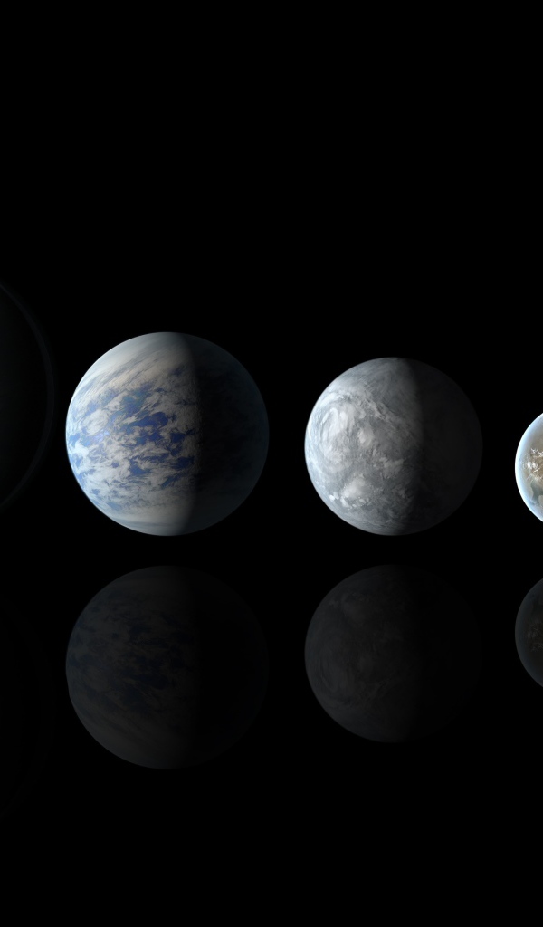 Сравнение размеров обитаемых планет