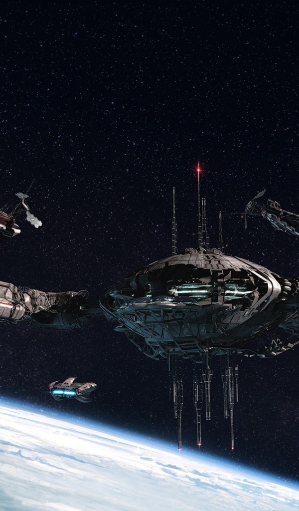 Строительство околоземной космической станции