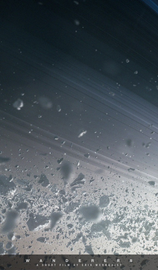 Космонавт среди камней на орбите Сатурна, фильм Wanderers