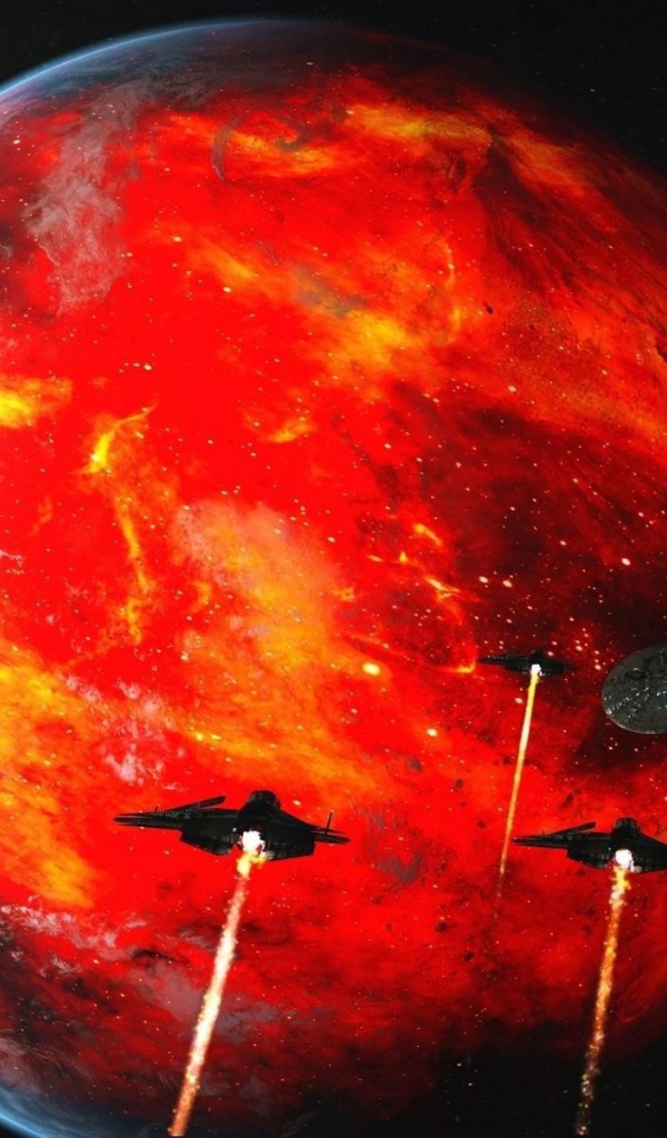 Звезда смерти атакует планетную систему