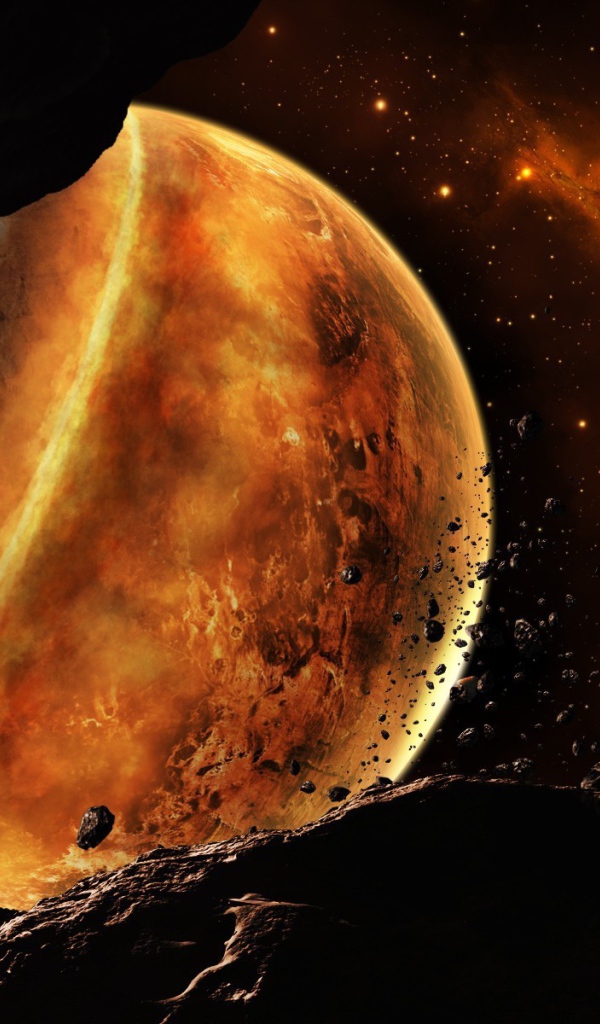 Разрушение планет и астероидов в космосе