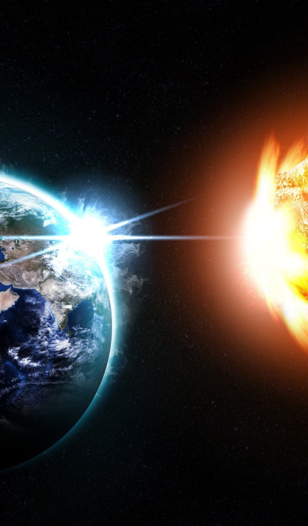 Огненный астероид приближается к Земле