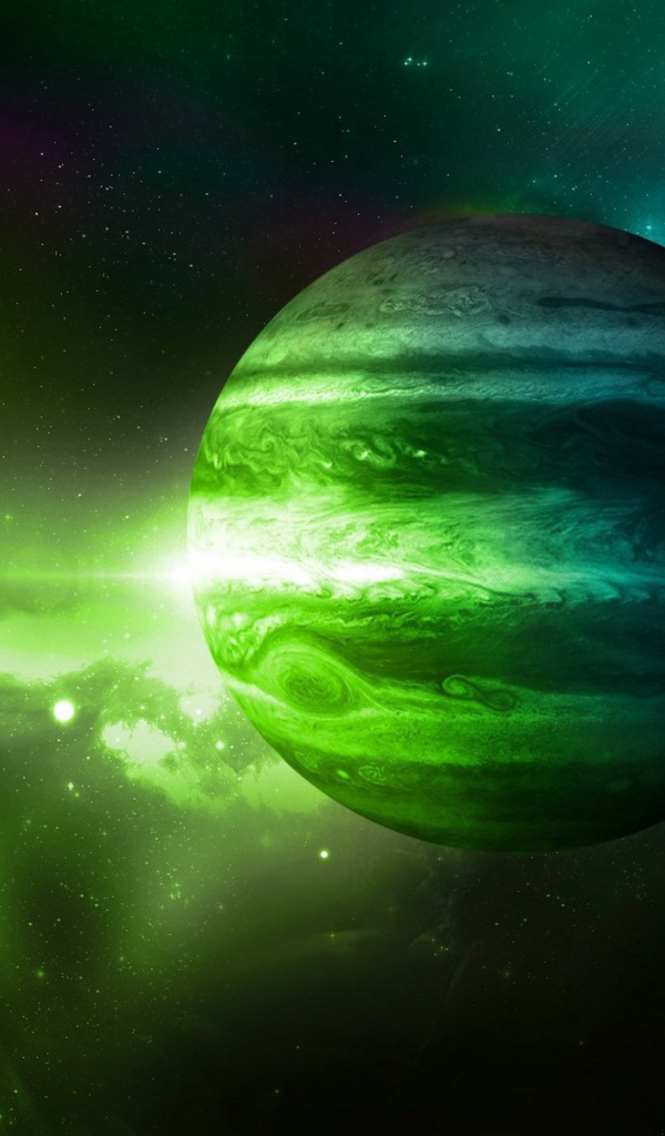 Зеленая плазма у Юпитера