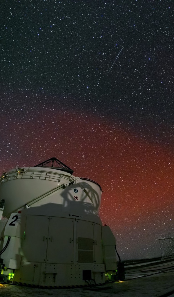 Метеор над обсерваторией