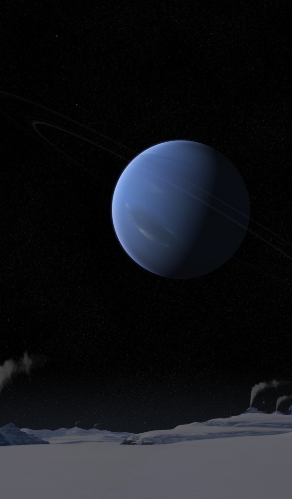 Фото Нептуна со спутника