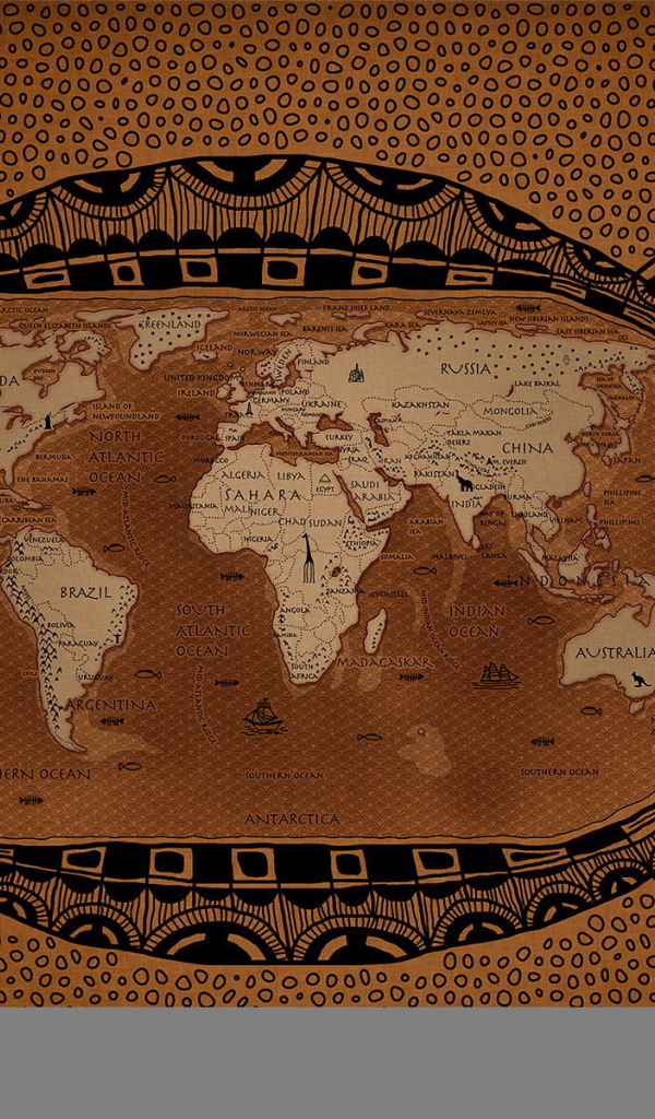 Планета Земля на черепахе