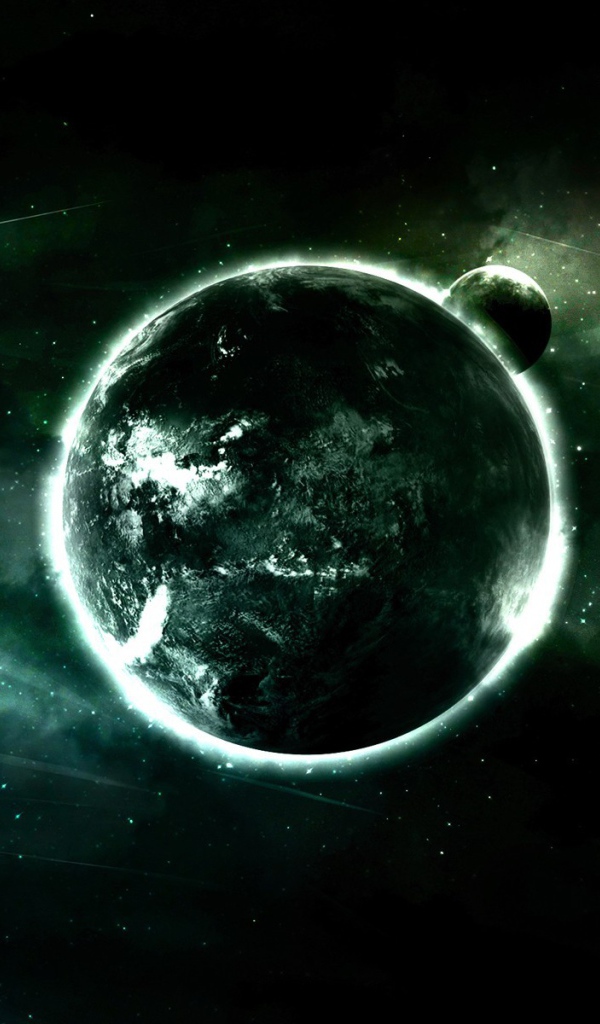 Планета в алмазном кольце