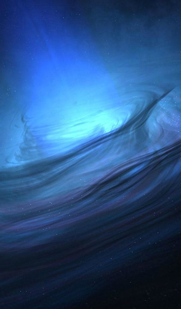 Плазменная воронка в космосе