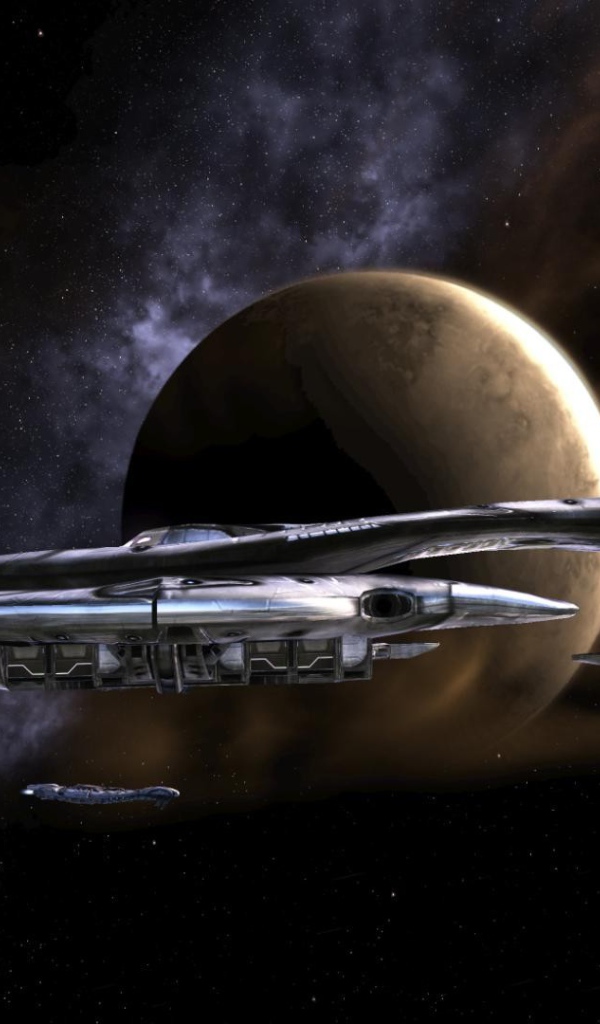 Исследовательский корабль на краю галактики