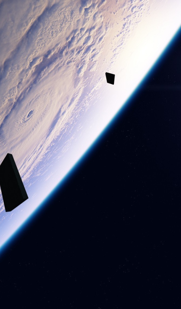 Циклон в атмосфере планеты