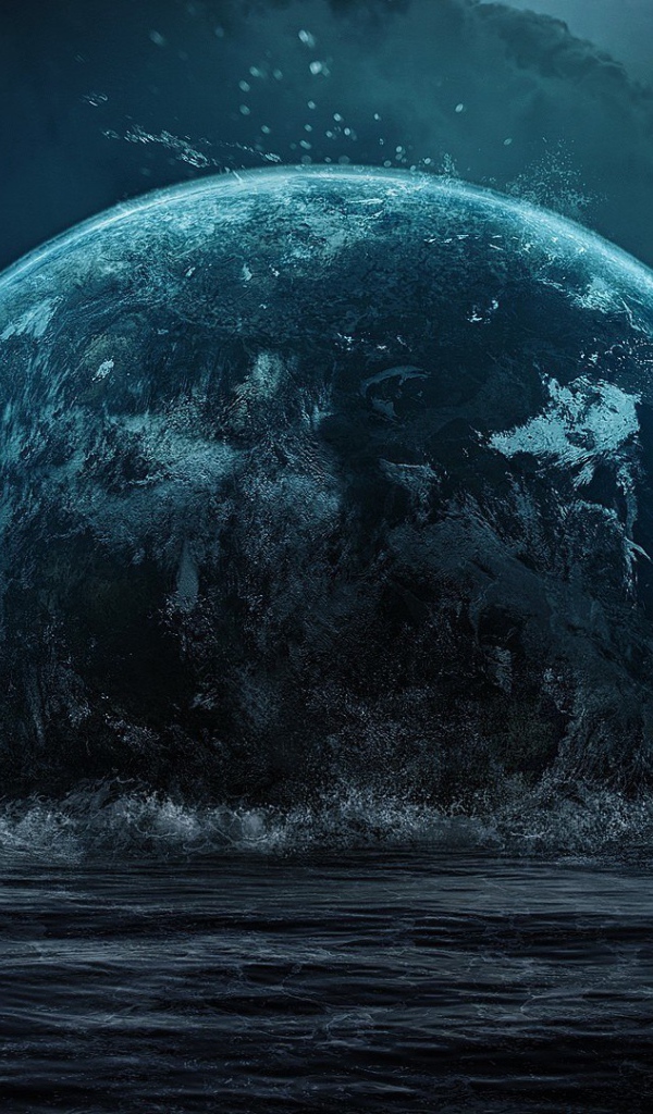 Земля погружается в воду