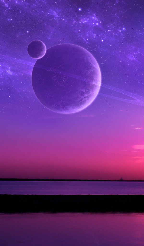 Планета Сатурн в небе