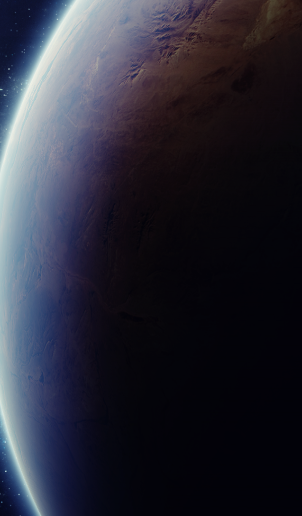 Тень от спутника большой планеты