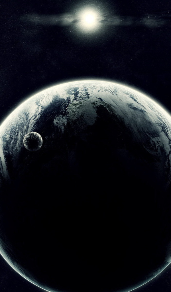 Планета с маленьким спутником