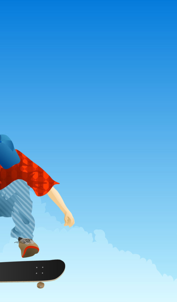 Прыжок на скейтборде