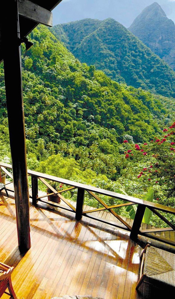 Балкон в доме у моря