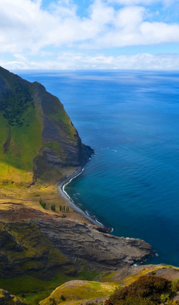 Океанское побережье в Чили