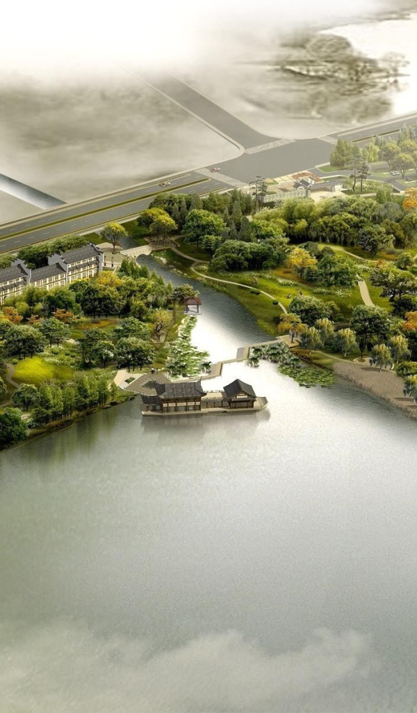 Кусочки суши среди воды