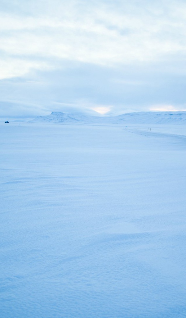 Дорожный знак в Исландии