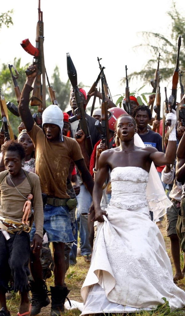 Armed with a wedding in Africa