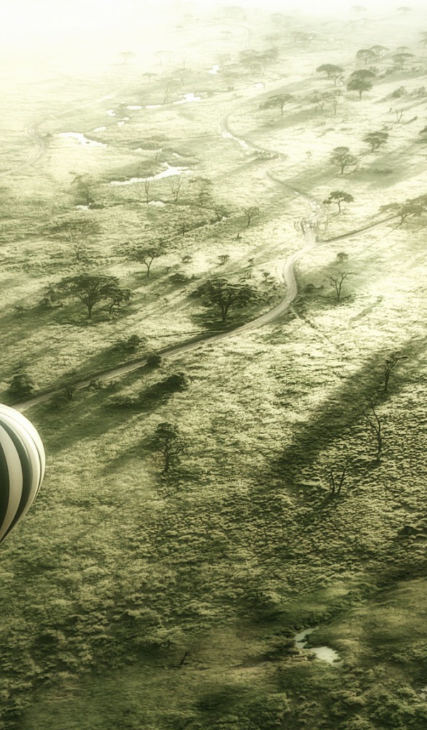 Полет на воздушном шаре, Серенгети Африка