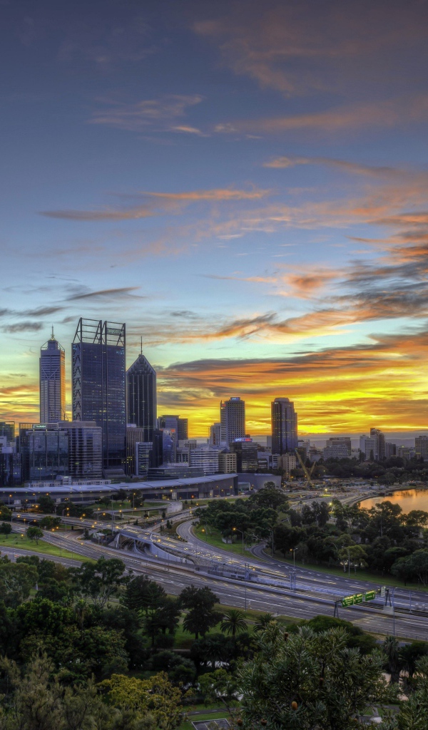 Город Перт в Австралии