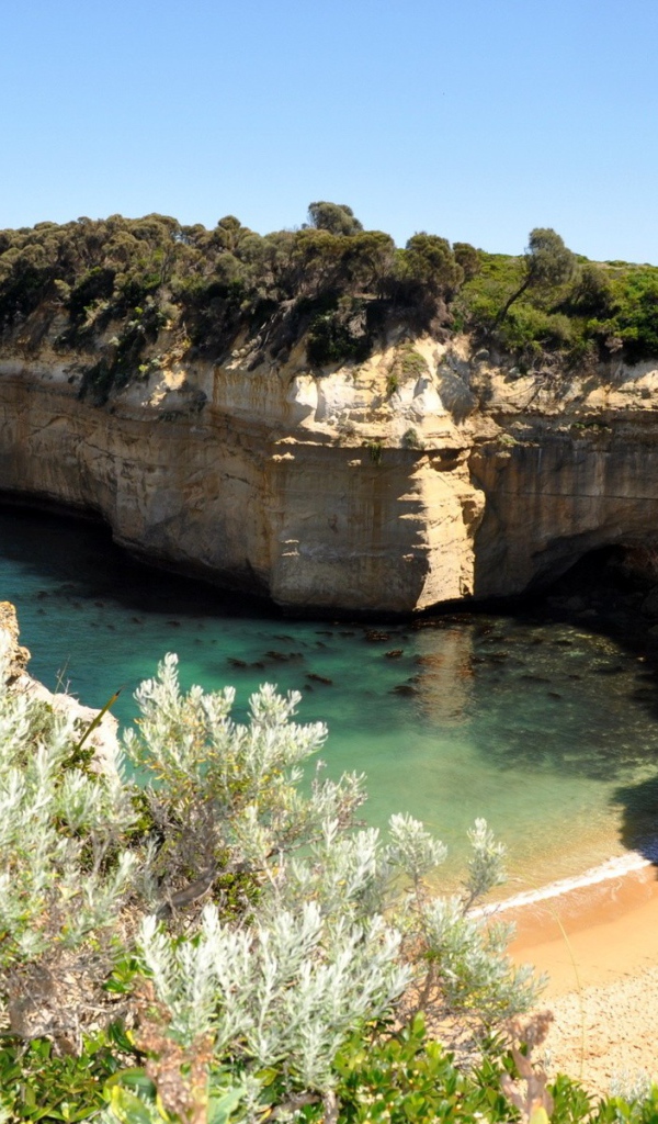 Обрывистые берега в Австралии