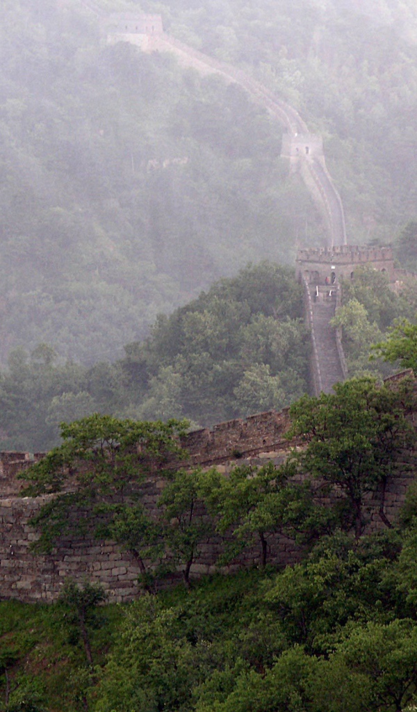 Fragment of the Great Wall of China