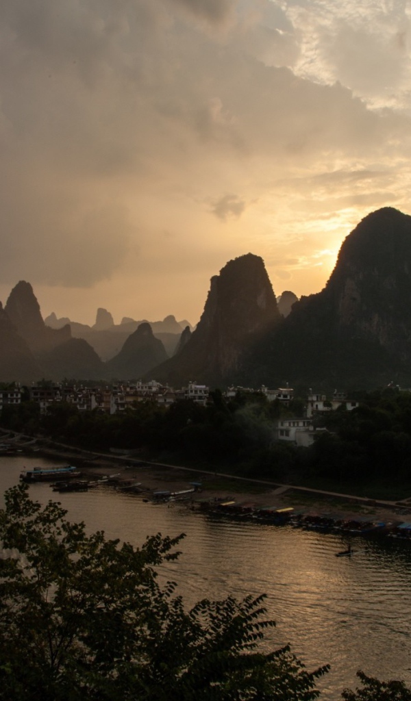 Горный ландшафт в Китае