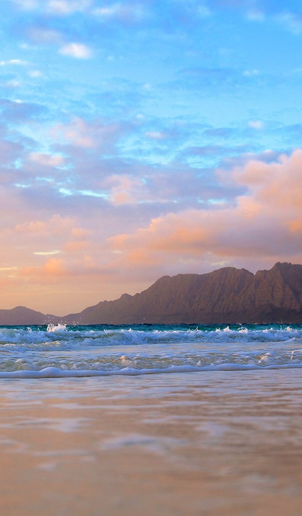 Рассвет на острове Оаху, Гавайи