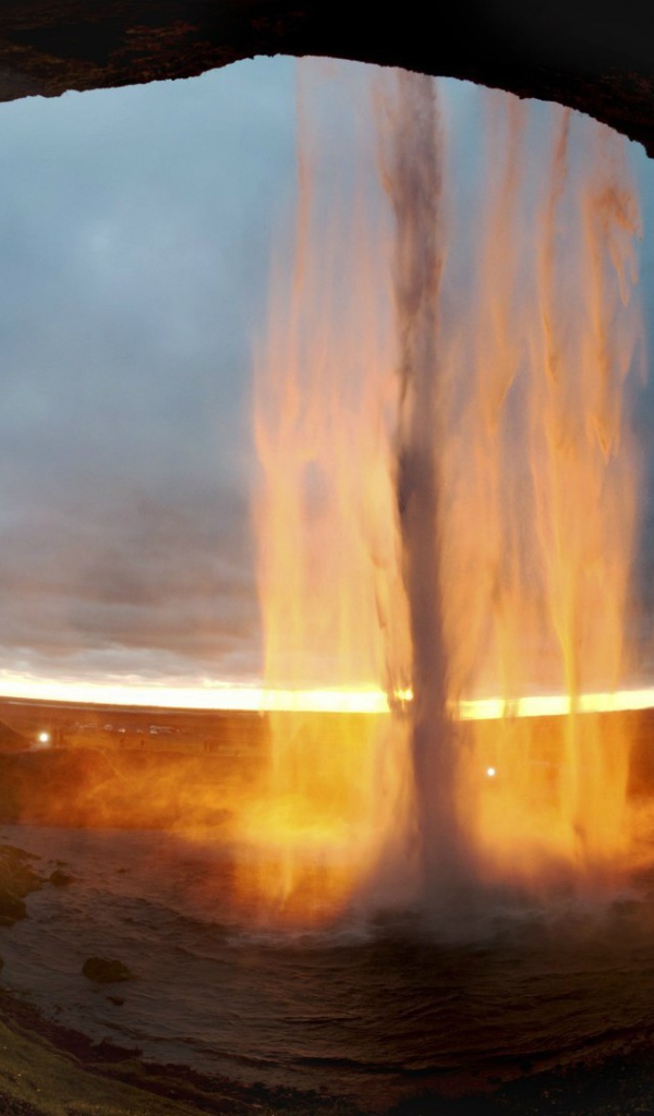 Водопад Селйяландсфосс. Исландия.
