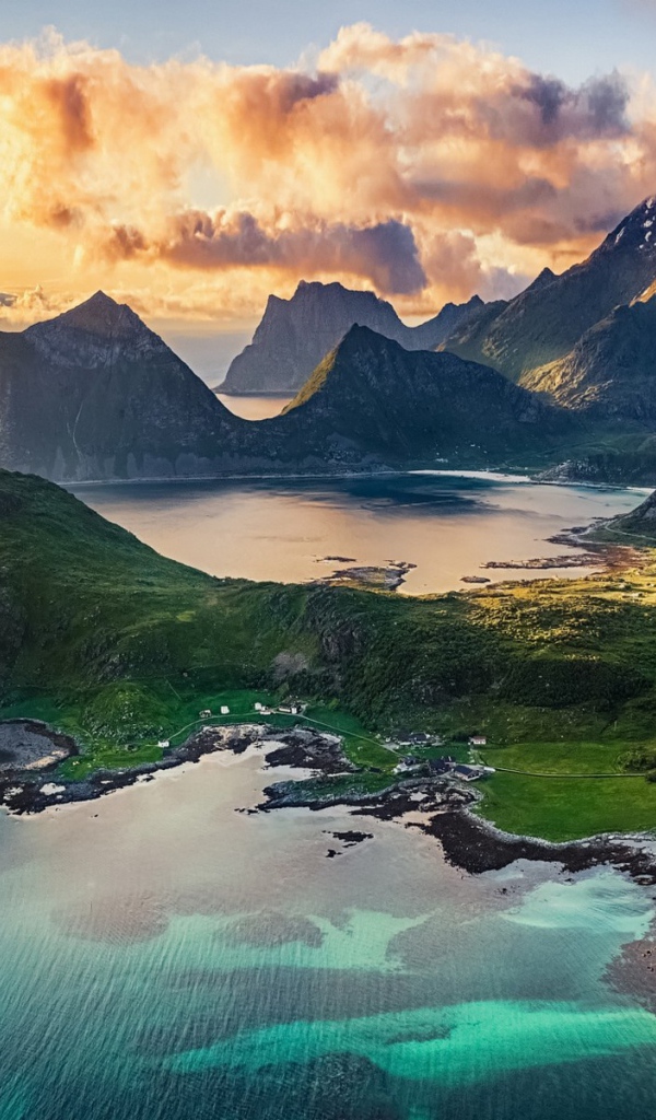 Сказочное побережье в Норвегии